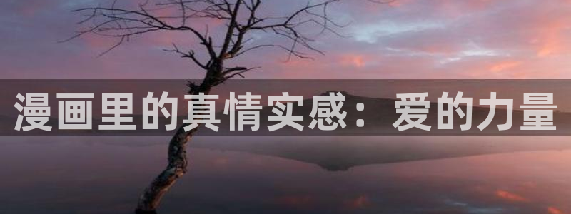 禁漫画天堂h漫入口：漫画里的真情实感：爱的力量