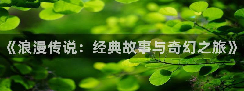 禁漫天堂1.6.4：《浪漫传说：经典故事与奇幻之旅》
